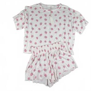 Z Supply Strawberry Lounge Set – NWT – Short Sleeve Top & Shorts